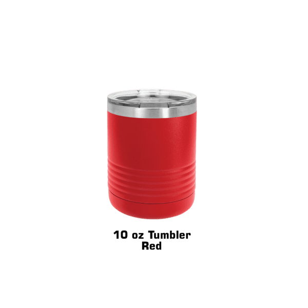 A red can sitting on top of a green table.