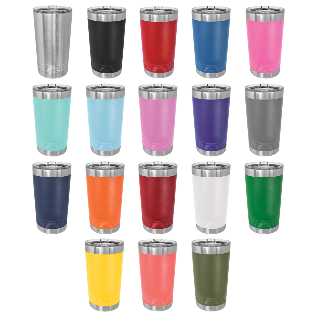 A group of cups that are all different colors.