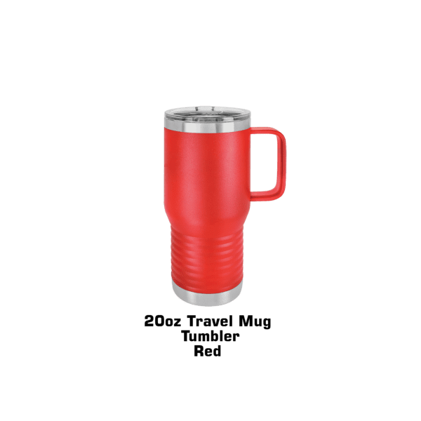 20 oz Polar Camel Insulated Handled Travel Mug - Powder Coated - Image 3