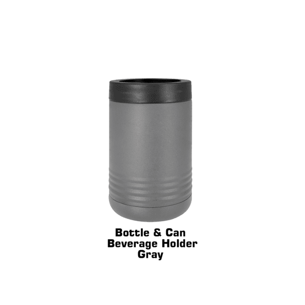 A gray can with the words " outside & out energy holder only ".