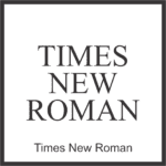 Times New Roman $0.00